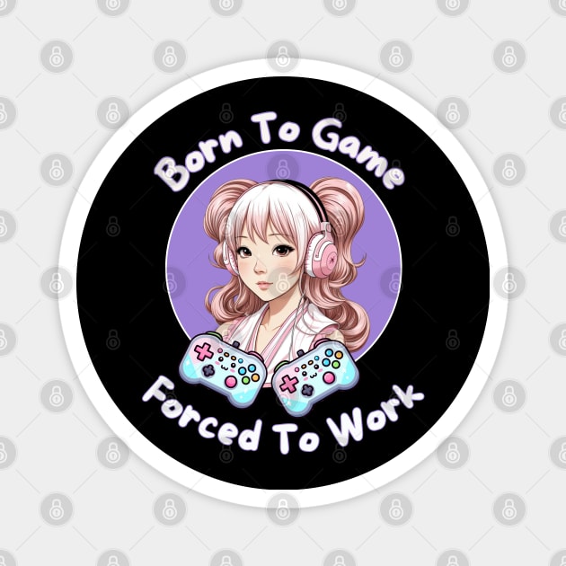 Gamer Girl Geek Girl Magnet by Japanese Fever